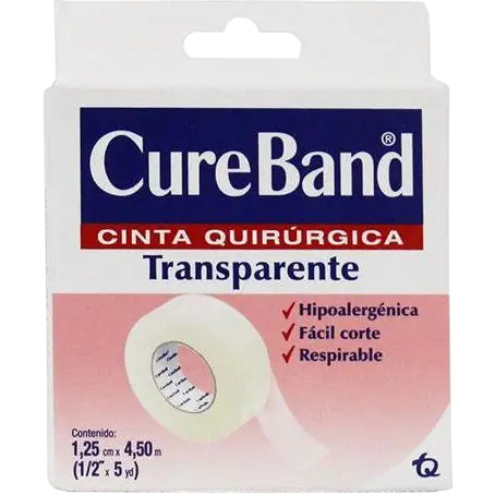 Esparadrapo Cureband Transparente